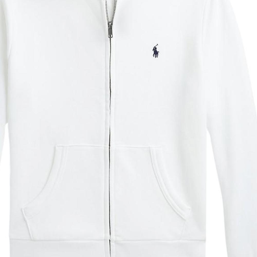 Polo Ralph Lauren Hoodie With Zipper Long Sleeve Kids Hoodies White 323964134-001