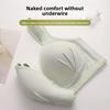 Women Front Closure Bra Lightweight Wireless Push Up Vest Style Skin Friendly Comfortable Side Smoothing Supportive Everyday Underwear