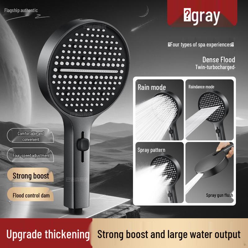 Pressurized Super Strong Shower Head Set for Bathroom Faucet and Bath Heater.