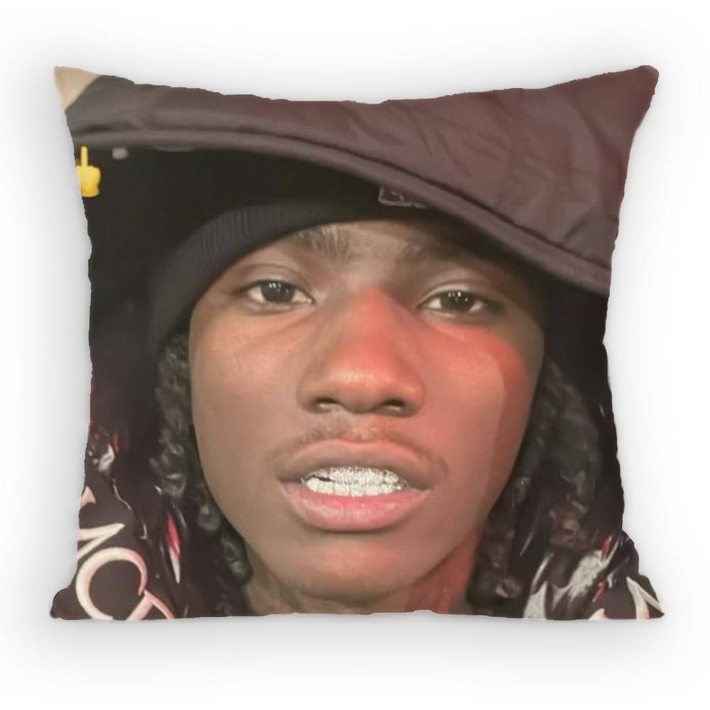 

OOsamaSon Rapper Pillow Case Sofa Living Room Bedroom Headboard Backrest Cushion Square Cushion Nap Time 30x30 cm