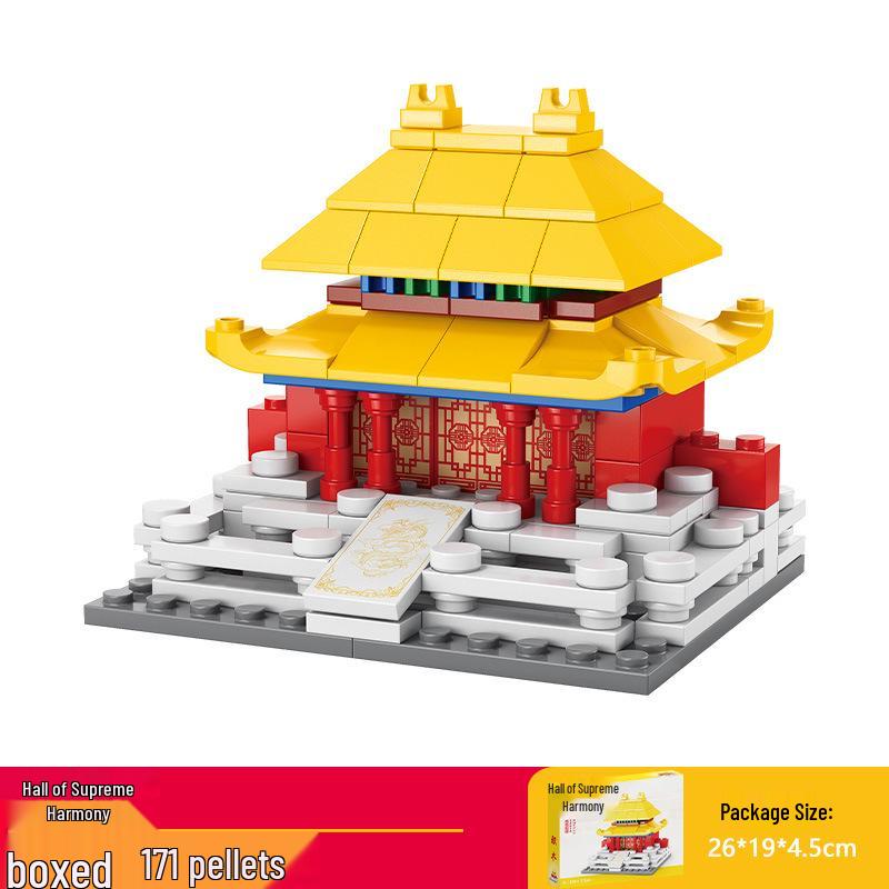 2025 Street Scene Lego-Compatible Architecture Model: Educational Assembly Toy for Kids and Boys