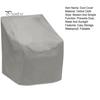 Weather-resistant Chair Cover Dustproof Waterproof Rainproof Prevent Sunlight Stackable Outdoor Furniture Protection Patio Sleeve Protector UV