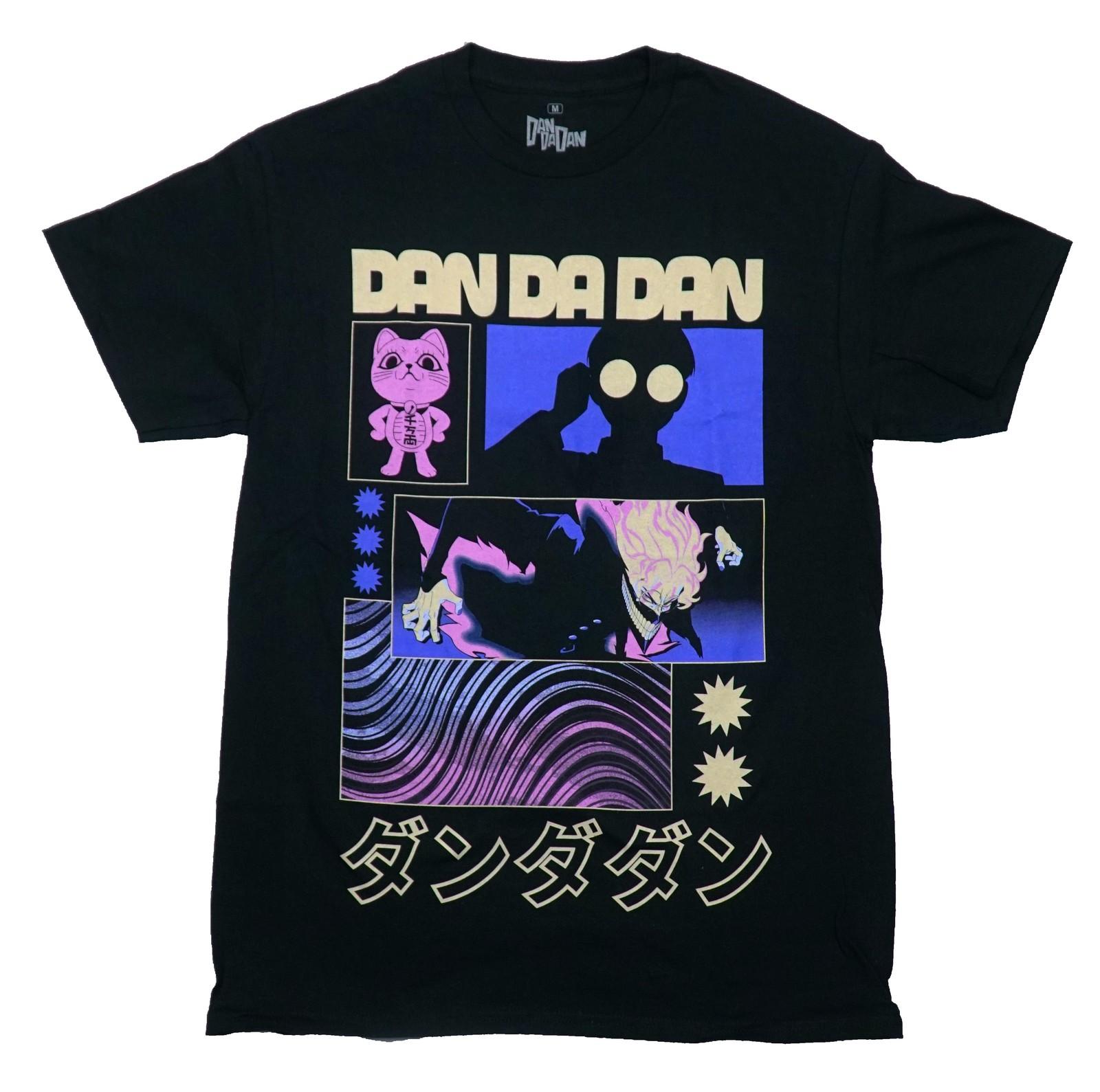 DanDaDan Mens T-Shirt Purple Blue Boxed Images S