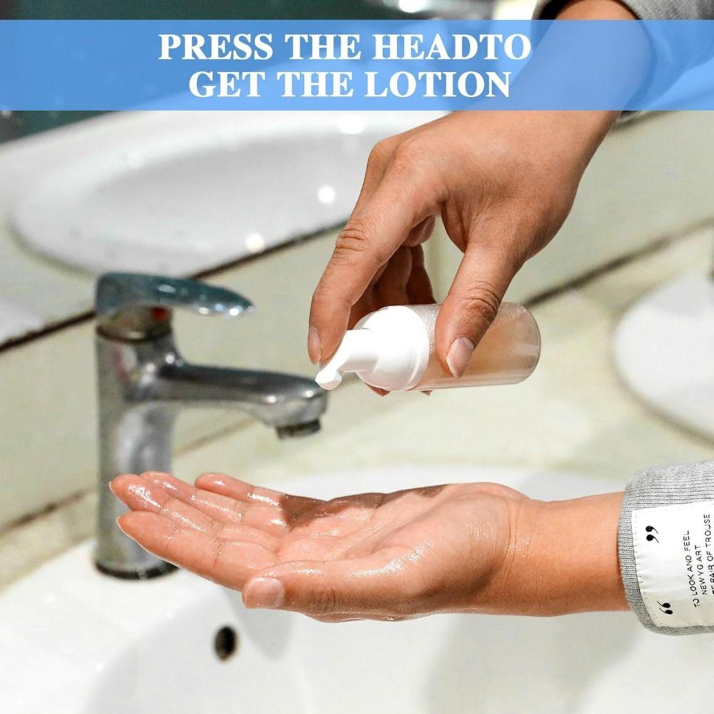 Clear Empty Bottle Plastic Empty Soap Bottle Portable Foam Bottle Cosmetics Packaging