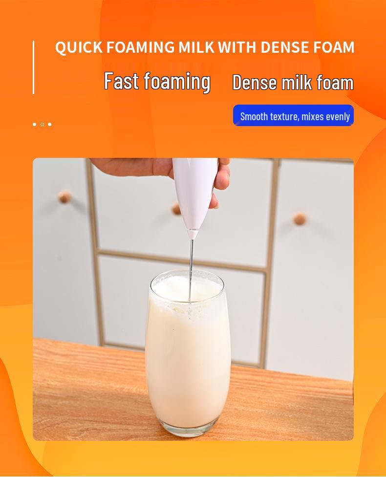 Handheld Electric Milk Frother & Stirrer for Coffee and Household Use