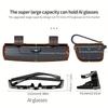 Universal multifunctional car sunshade glasses protection box, sunglasses and sunglasses rack storage box, clip on sunshade, car