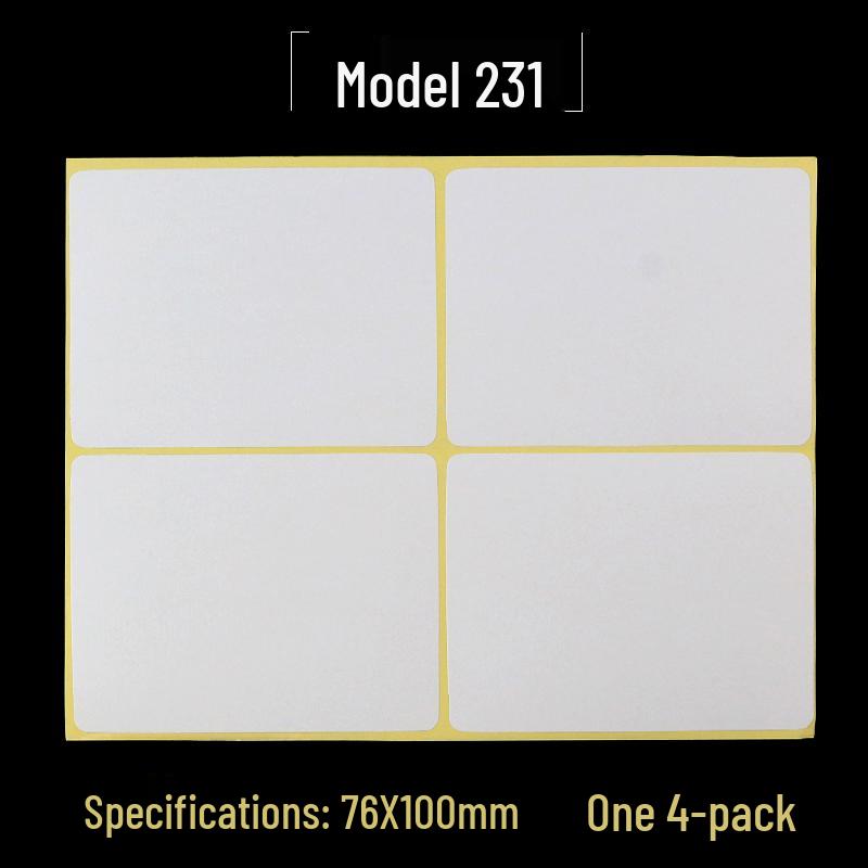 Adhesive Memo and Name Sticker Labels