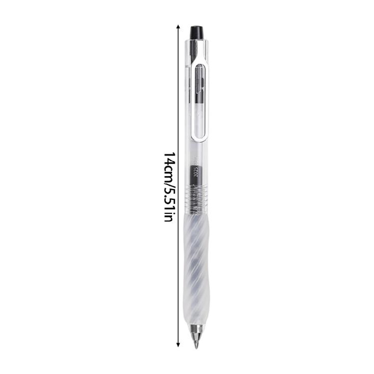 12PCS Quick Drying Retractable Gel Pen Ergonomic Silicone Grip 0.5MM Tip Gel Pen Office Writing Tool for Note Taking