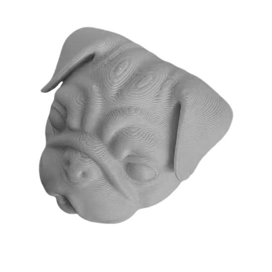 

Funny Pug Toothpaste Cap Vomiting Dog Toothpaste Topper Novelty Cute Toothpaste Dispenser Cap Gag Gift for Friends серый