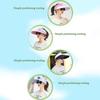 Sun Visor Hats Women Large Brim UV Protection Beach Adjustable Sun Hat for Outdoors