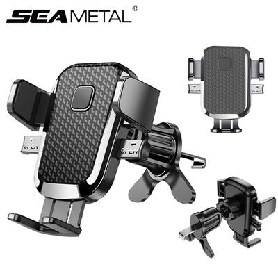 SEAMETAL Gancio Migliorato Supporto per Telefono da Auto Anti Vibrazione Supporto per Telefono da Bocchetta d'Aria Rotazione a 360 Gradi Supporto Stabile per Navigazione Smartphone