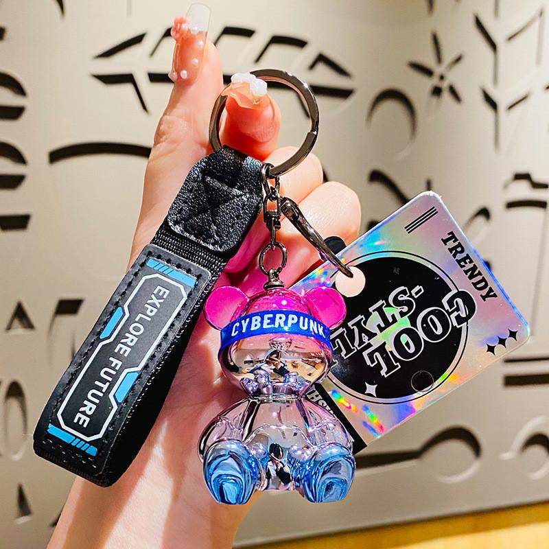 Bear Keychain Fashionable Durable Resin Accessory For Cars Bags And