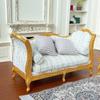 Realistic 1/12 Scale Dollhouses Sofa Set Soft Cloth Cover Simple Couch Model Furniture Accessory