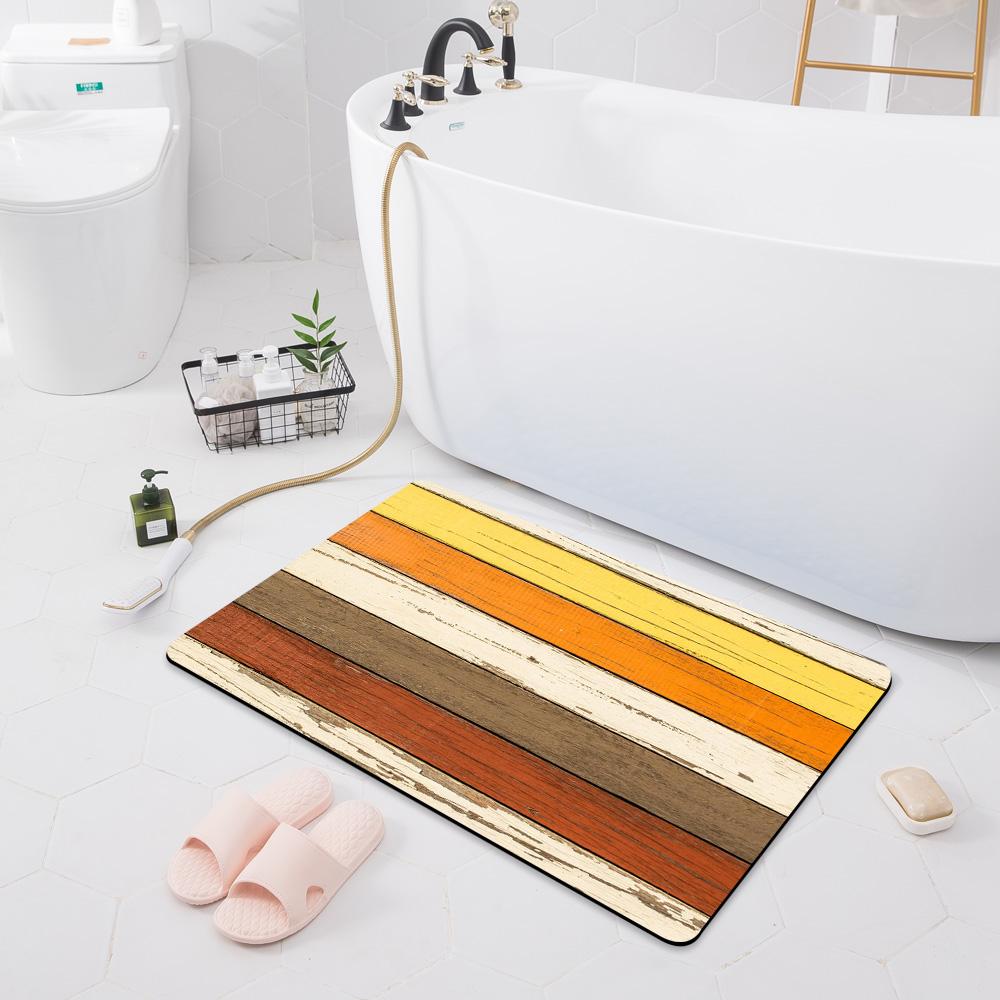 Modern Non-slip Absorbent Mat Decoration Bedroom Door Mat Kitchen Floor Mat Bathroom Shower Rug