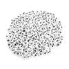 500Pcs Round Acrylic Single Letter Beads A Z White Beads DIY Bracelet Necklace Accessories