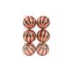 6pcs Creative Christmas Ball Set Plastic Hanging Ornament Christmas Tree Pendant  Wedding