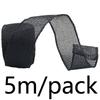 (5 meters/pack) 40mm color linen fabric iron wire edge ribbon gift box packaging ribbon festival decoration handmade DIY