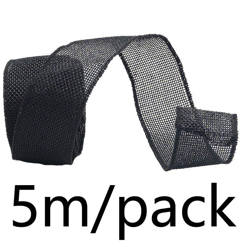(5 meters/pack) 40mm color linen fabric iron wire edge ribbon gift box packaging ribbon festival decoration handmade DIY
