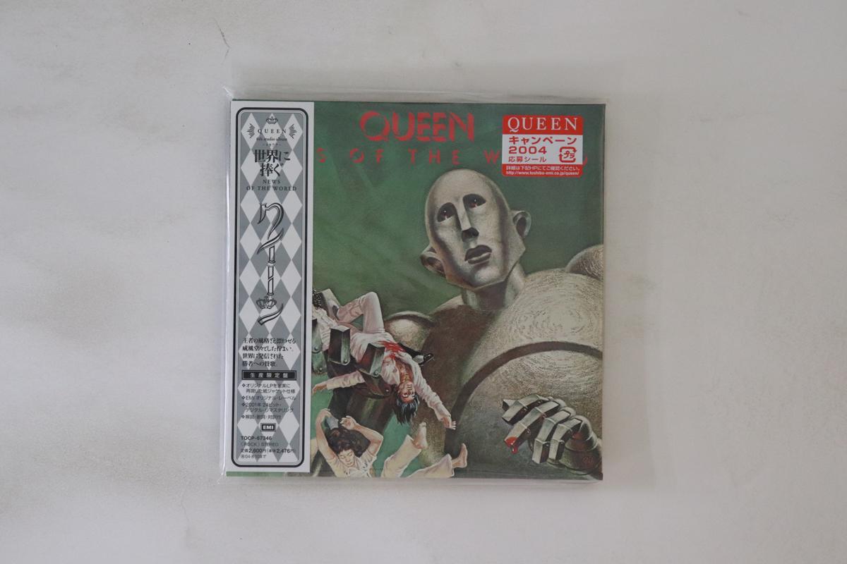 

CD QUEEN - News Of The World (Paper Sleeve) TOCP67346 EMI 2004 Japan Obi Rock Used