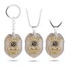 Game Raccoon City Police Badge Pendant Necklace Keychain Gifts Jewelry Accessories