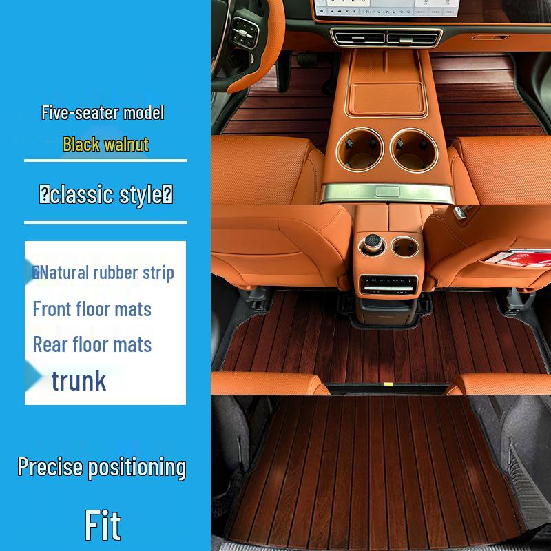 Ideal L8/L7/L6/L9 Solid Wood Floor Mat Pad for Cars