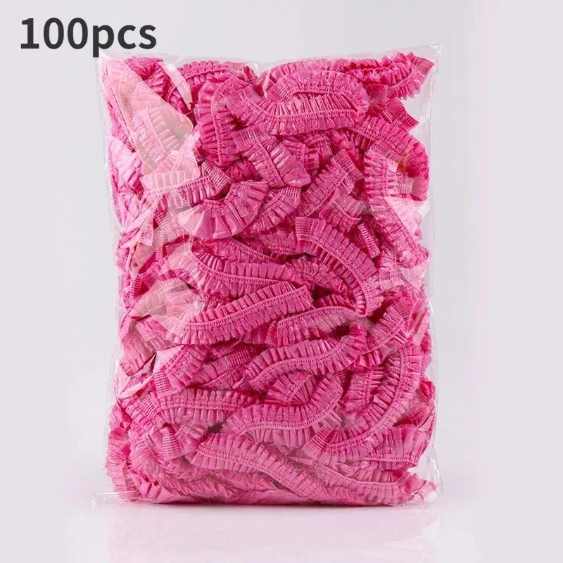 Shower Cap Sauna Disposable Transparent Bonnets Silk Bonnet Beauty Satin Hat Hair Night Hairstyles Sleep Personal Care Bath Home