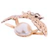1Pc Cute Bee Faux Pearl Metal Women Shoe Clip Decor Girls Shoes Clip Buckle