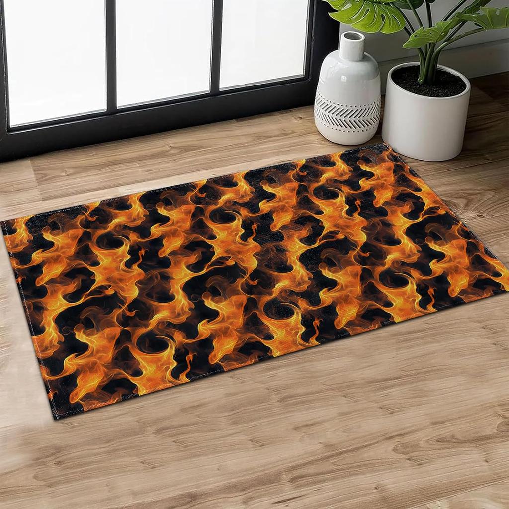 Cool Black Lab Indoor Door Mat,Labrador Dog Portrait Doormat,Non-Slip Rubber Backing Floor Mat,Entry Rug,for Living Room,Office