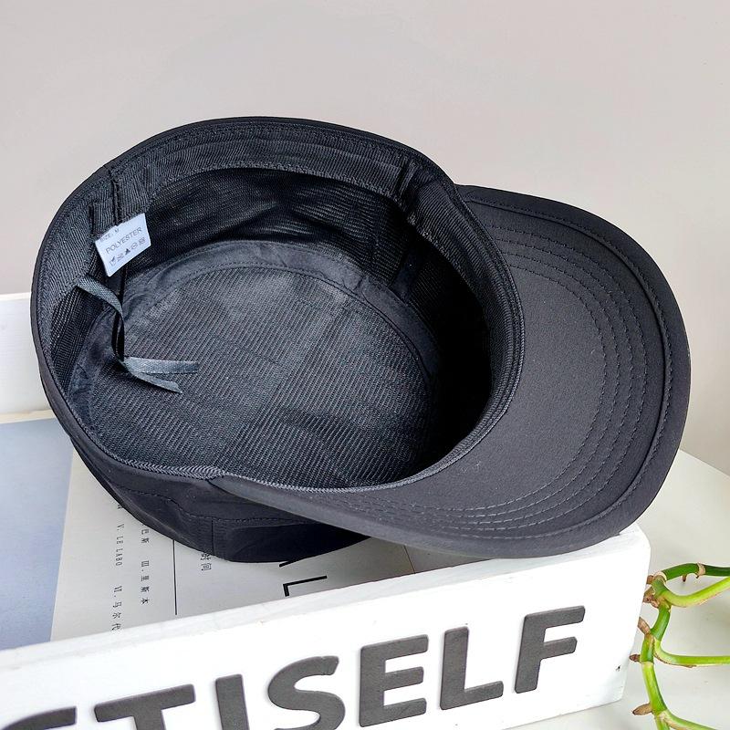 Summer Big Size Xl Back Closed Fitted Baseball Cap Man Large Size Light And Thin Dad Hat S M Lcasual Solid Color Flat Cap