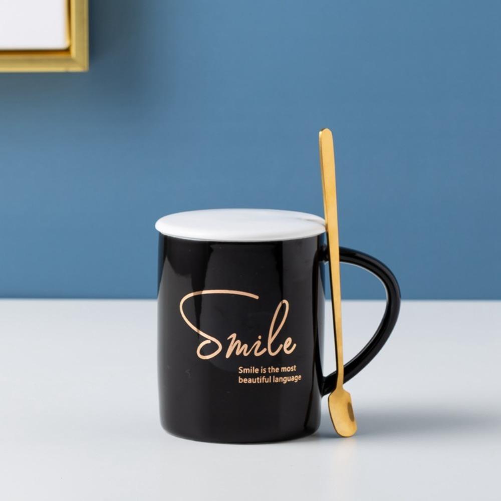 Xingyue Europäischer Ins einfacher geprägter Linien Kaffeetasse Keramiktasse Bürotasse Geschäftsgeschenk