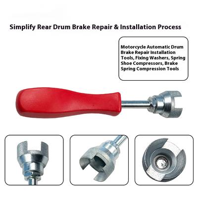5.7 Inch Drum Car Tool Kit Brake Down Repair Spring Compressor Install Hold Worker Washer Auto Shoe Alloy&plastic Accessories