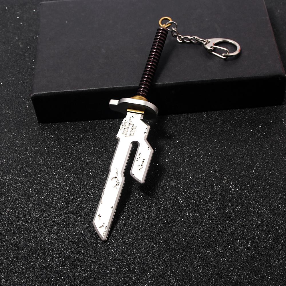 Fushiguro Toji Nanami Kento Wisiorek z Bronią Breloczek Anime Jujutsu Kaisen Cosplay Breloczek do Kluczy dla Mężczyzn Fajny Breloczek do Kluczy Samochodowych Biżuteria