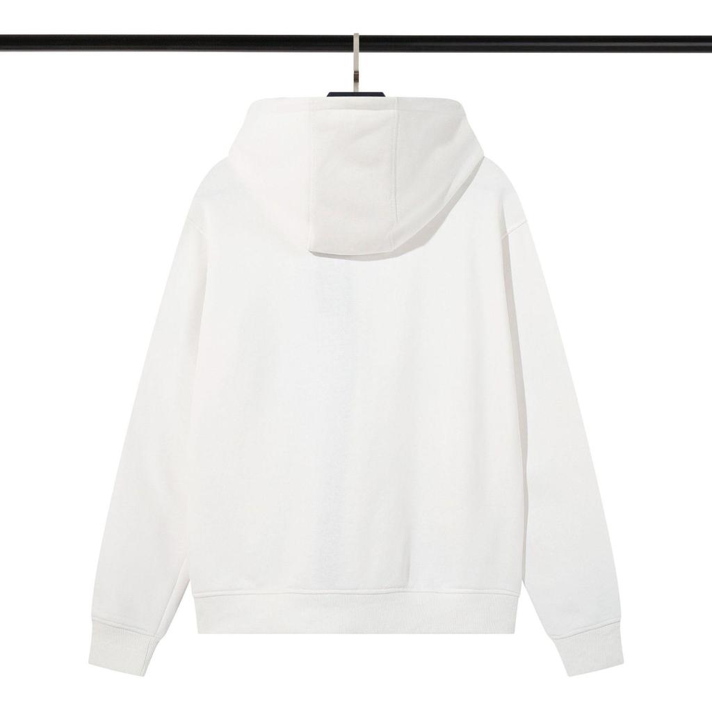 Einfarbiges Kapuzen-Sweatshirt mit Abzeichen - Island Tide Version