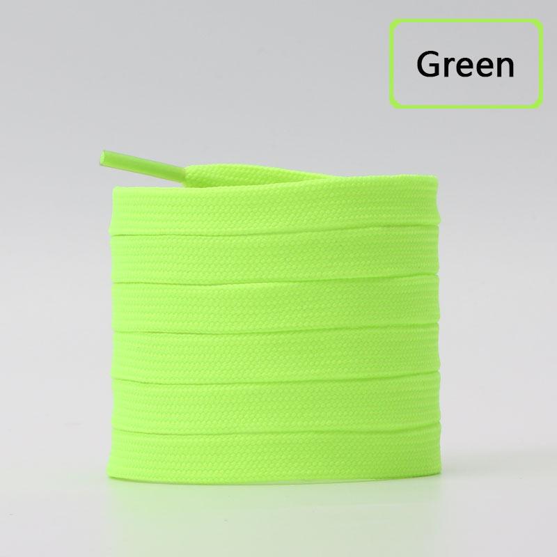 1Pair/3Pair New 0.8cm Wide Flat Durable Shoelace Suitable for A Variety of Shoes Solid-color High-quality Shoelaces