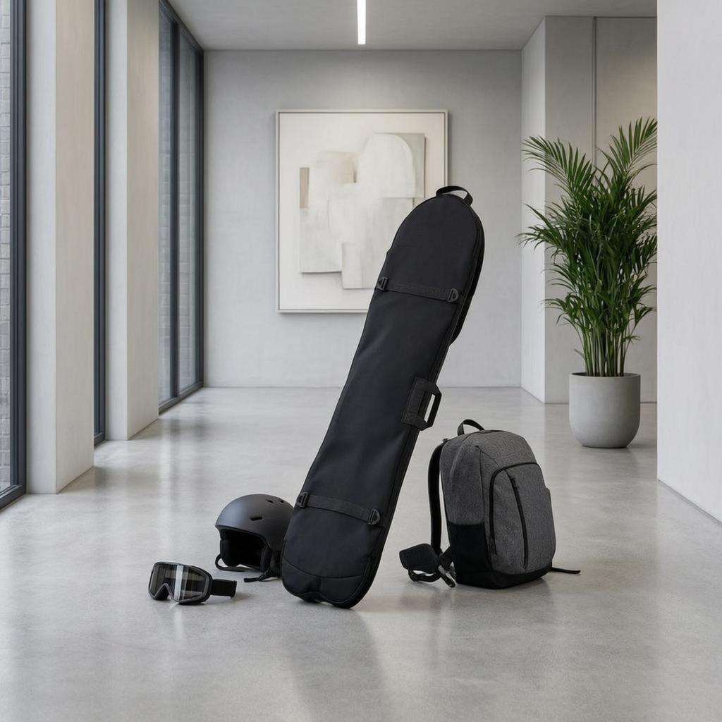 Single-Shoulder Snowboard Bag Hand-Carry Handles Padded