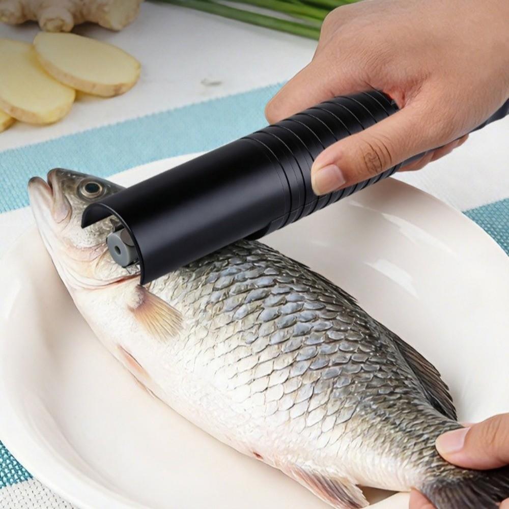 Wireless Electric Fish Scaler Handheld Waterproof Fish Scale Remover Anti-splash Effort Saving Fish Cleaning Tools Kitchen