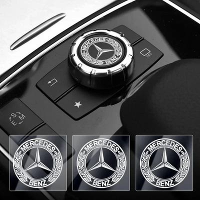 1 pièce Style de voiture en métal Autocollant Emblème de voiture Pour Mercedes Benz W212 W213 W205 AMG W177 V177 W247 W176 GLA GLC X253 W166 Articles Auto