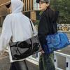 Průhledná crossbody taška s velkou kapacitou, vodotěsná, lehká, toaletní taška, taška přes rameno, nadrozměrná, na pláž, na plavání