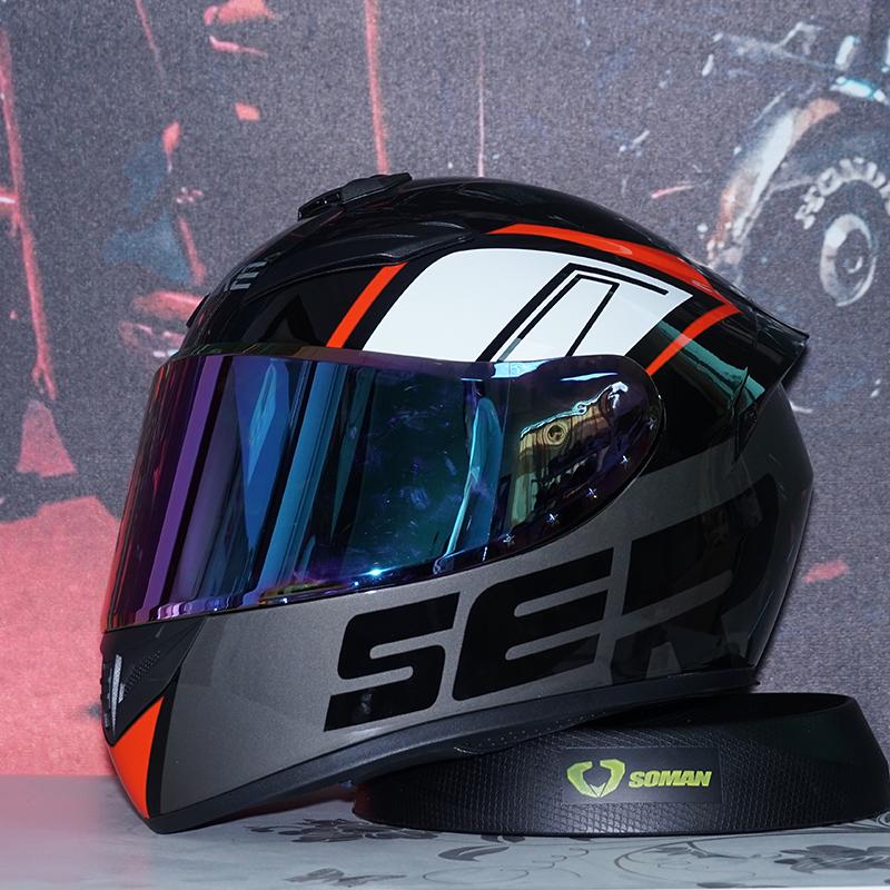 Premium Full Helmet for Motorcycle Riders - Impact Resistant, Ventilated Design, Stylish Look Motorcycle Cross Helmets