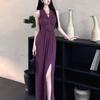 Pure Desire Style Fashion High-end V-neck Vest Skirt Women's Summer New Slim and Thin Temperament Dress