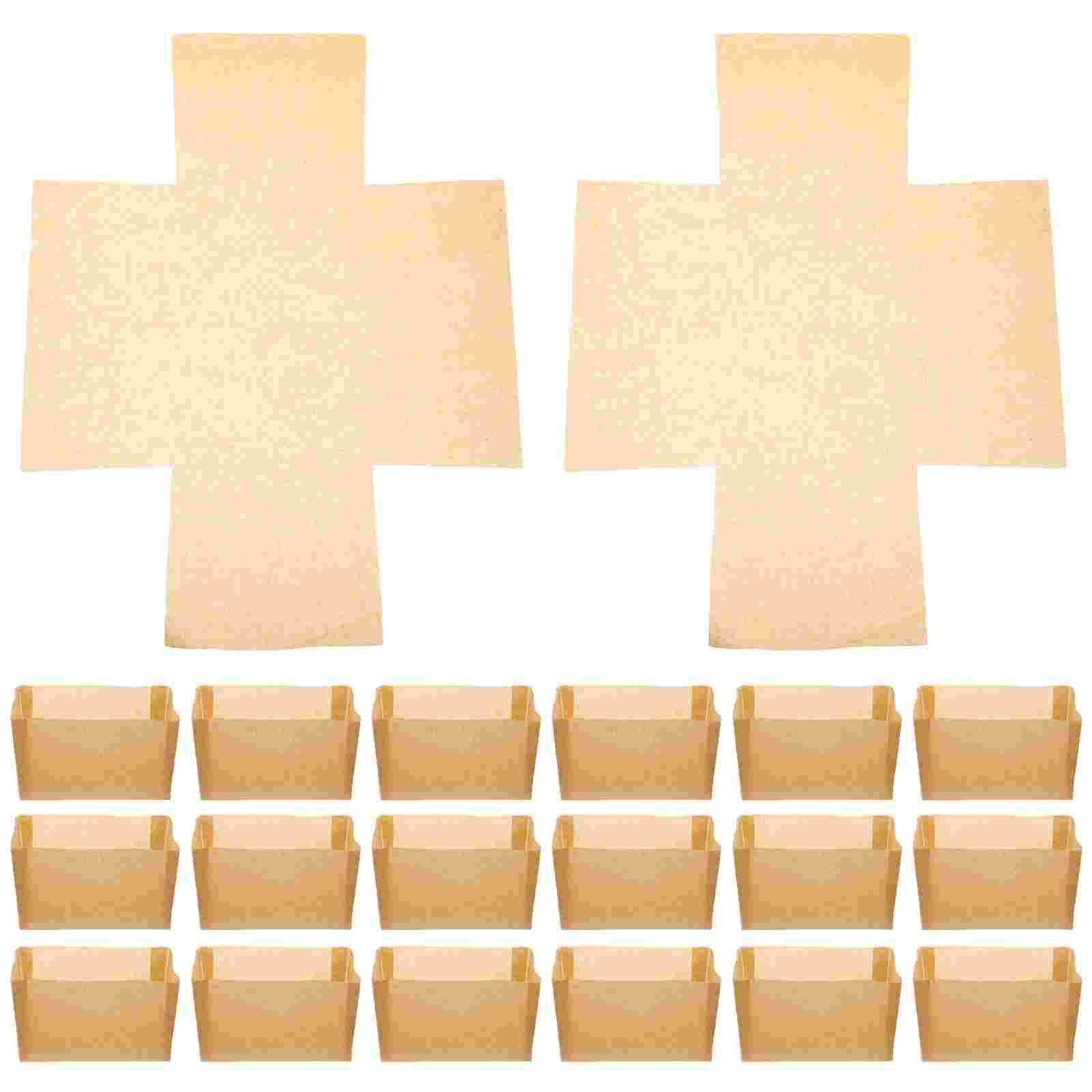 

50 шт. бумажные формочки для тостов для аэрофритюрницы, обертки из сырой древесной массы, формы для выпечки