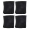 4pcs Speaker Port Tube Sponge Speaker Box Bass Air Port Sponge Speaker Cabinet Port Sponge Diameter 90mm Height 80mm