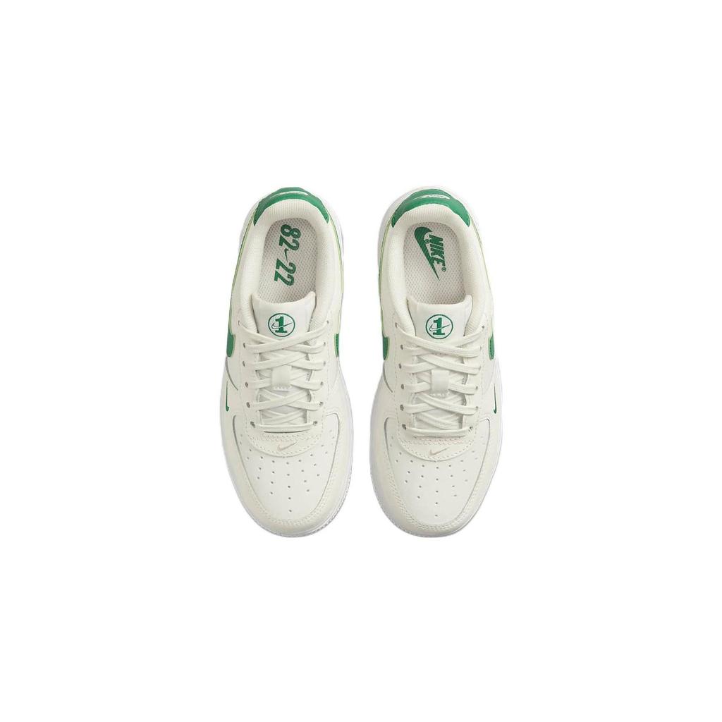 Nike Air Force 1 Se 40th Low top Skateboard Shoes White Green Children Aged 3 7 Years Old FJ2887-101