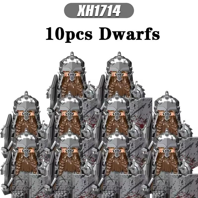 

Железностоп Дуринский народ Гном Воин Строительный блок Эльфы Армия Фигурки Вождь Средневековый Солдат Рыцарь Оружие Блоки Игрушки