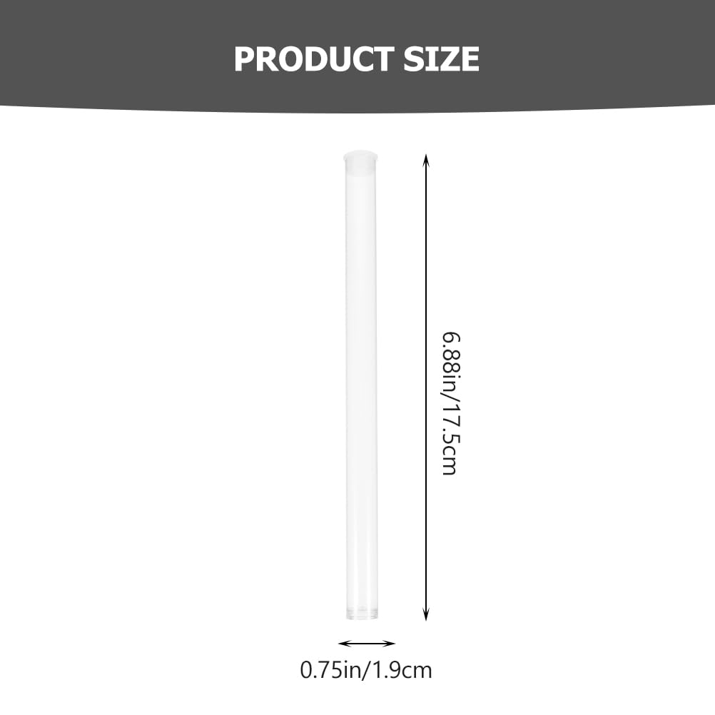 ULTECHNOVO 10 Stück Mini Acryl Probenröhrchen, Amazon Amazon Stäbchenhalter, Tragbares Stäbchenröhrchen für Teekannen