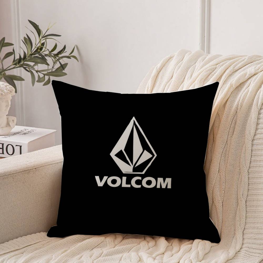 V-VolcomS LOGO Pillow Case Home Decor Throw For Sofa Bed Car Room Decor Gift Idea
