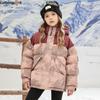 Children's Winter Down Cotton Jacket Middle and Large Children Thickened Winter Tie-dye Jacket