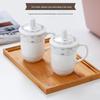 Minguan Ceramic Office Teacup Set with Lid