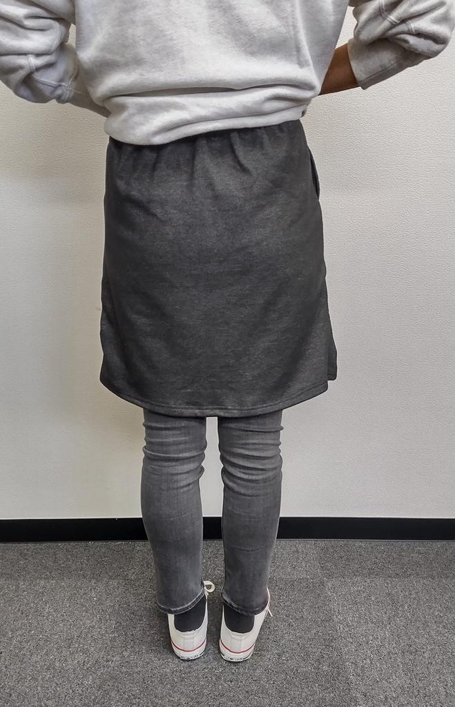 Onion Cross Quilted Warm and Fleece 50cm Length Black x Women's Skirt, Padded, Lining, (M, Black)