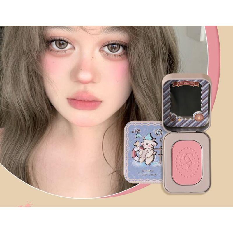 YIGU DIGU - Sailing Series Retro Metal Box Blusher - 6 Colours